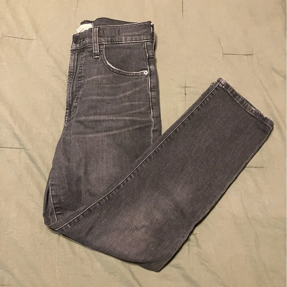 Madewell The Perfect Vintage Crop Jean Straight Leg High Waist 90s Mom Jean